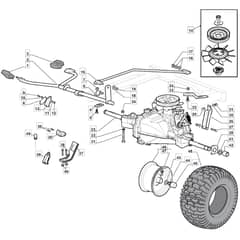 3000SH - 2012-2015 - 2T2000383/M12 - Mountfield Ride On Mower Transmission Diagram
