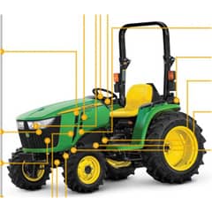 John Deere 3025E (HJ120002- ) Compact Tractor - Quick Reference Guide