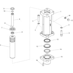 Belle 30-25 PAN - Cylinder Assembly