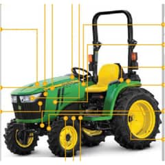 John Deere 3032E Compact Tractor - Quick Reference Guide