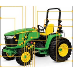 John Deere 3033R (HJ100001- ) Compact Tractor - Quick Reference Guide