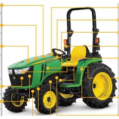 John Deere 3038E (LL300001- ) Compact Tractor - Quick Reference Guide