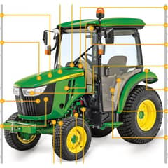 John Deere 3046R (L000001- ) Compact Tractor - Quick Reference Guide