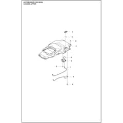 Husqvarna 310E NERA - 970654103 - Chassis Upper