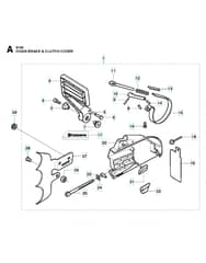 Husqvarna 3120XP - Chain Brake & Clutch Cover