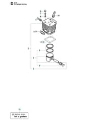 Husqvarna 3120XP - Cylinder Piston
