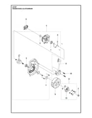 Husqvarna 321 Sp - Crankcase & Clutchdrum