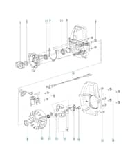 Husqvarna 321S15 - Crankcase & Clutchdrum