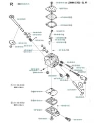 Husqvarna 322R - 2001-Current - Carburetor Details