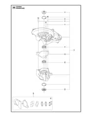 Husqvarna 322HD60 - Crankcase
