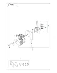 Husqvarna 322HD60 - Cylinder Piston