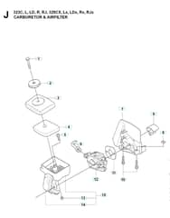 Husqvarna 323RJ - 2008-Current - Carburetor & Air Filter