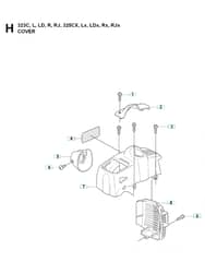 Husqvarna 323RJ - 2008-Current - Cover