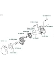 Husqvarna 324HDA55X-SERIES - Carburetor & Air Filter