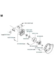 Husqvarna 324HDA55X-SERIES - Crankcase & Clutchdrum