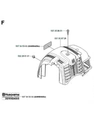 Husqvarna 324HDA55X-SERIES - Cylinder Cover