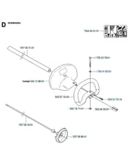 Husqvarna 324HDA55X-SERIES - Shaft & Handle