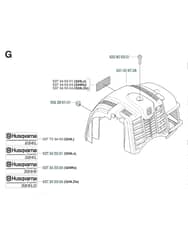 Husqvarna 324Rx - Cylinder Cover