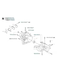 Husqvarna 325HE3X-SERIES - Crankcase & Clutchdrum