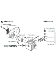Husqvarna 325HS75X-SERIES - Cylinder, Piston & Muffler