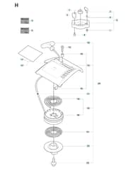 Husqvarna 325HS75X-SERIES - Starter