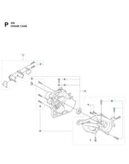 Husqvarna 325RJX - 2008-Current - Crankcase & Clutchdrum