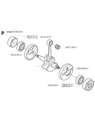Husqvarna 325rxt - Crankshaft