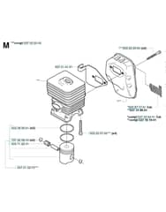 Husqvarna 325rxt - Cylinder Piston