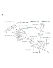 Husqvarna 326HDA55X-SERIES - Crankcase & Clutchdrum
