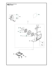 Husqvarna 326RX - from-curr - Starter 2