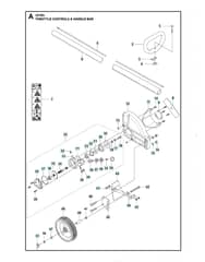 Husqvarna 327 Es - Throttle Controls & Handle Bar