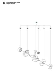 Husqvarna 327HDA65X-SERIESFROM20150500001-CURRENT - Crankshaft