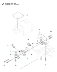 Husqvarna 327HE4X-SERIESFROM20150100001-CURRENT - Carburetor & Air Filter