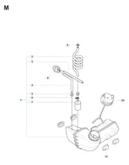 Husqvarna 327 Lx - Fuel Tank
