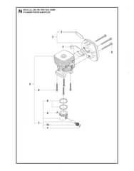 Husqvarna 327Rx - Cylinder, Piston & Muffler
