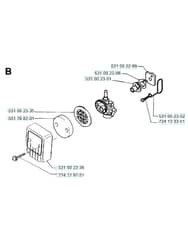 Husqvarna 32 Bl - Carburetor & Air Filter