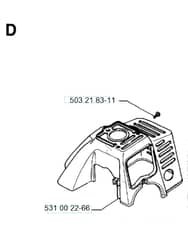 Husqvarna 32 Bt - Cylinder Cover