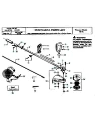 Husqvarna 32RL - 1990-1 - Shaft & Handle