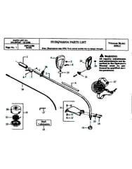 Husqvarna 32RLC - 1990-1 - Shaft & Handle