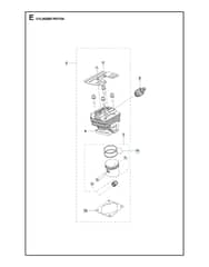 Husqvarna 333Rb Mark Ii - Cylinder Piston