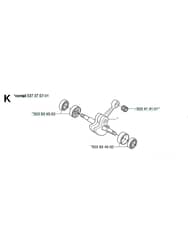 Husqvarna 334T - 2006-Current - Crankshaft