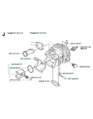 Husqvarna 334T - 2006-Current - Cylinder Piston