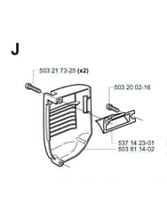 Husqvarna 335XPT - Muffler Cover