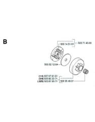 Husqvarna 336 - 2006-Current - Clutch