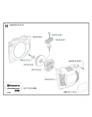 Husqvarna 336 - 2006-Current - Starter