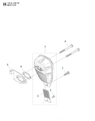 Husqvarna 336FR - Muffler