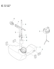 Husqvarna 336FRD-336RK - Fuel Tank