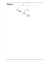 Husqvarna 338XPT - 2010-Current - Crankshaft
