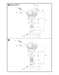 Husqvarna 343F - 2011-Current - Cylinder Piston