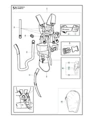 Husqvarna 343F - 2011-Current - Harness